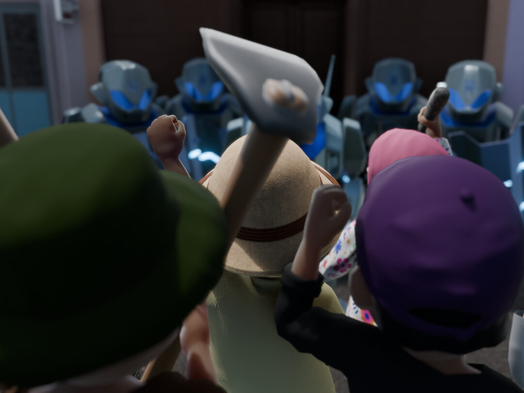 Behind the scenes